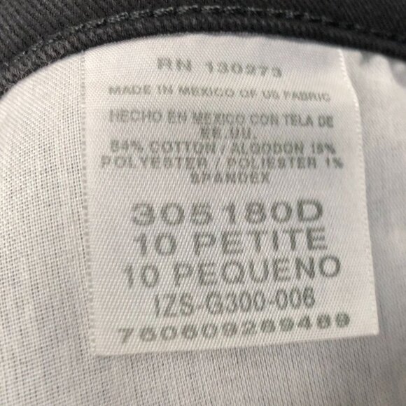 Lee Womens Jeans Size 10 Petite Lot of Two Straight Casual Denim Classic Blue - Picture 9 of 16